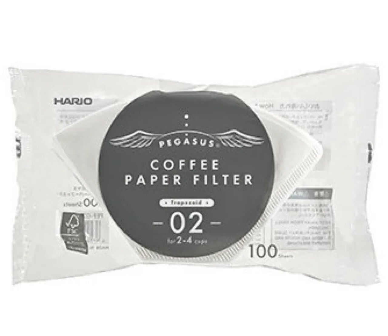 Фільтри Hario Pegasus Coffee Paper Filter 02