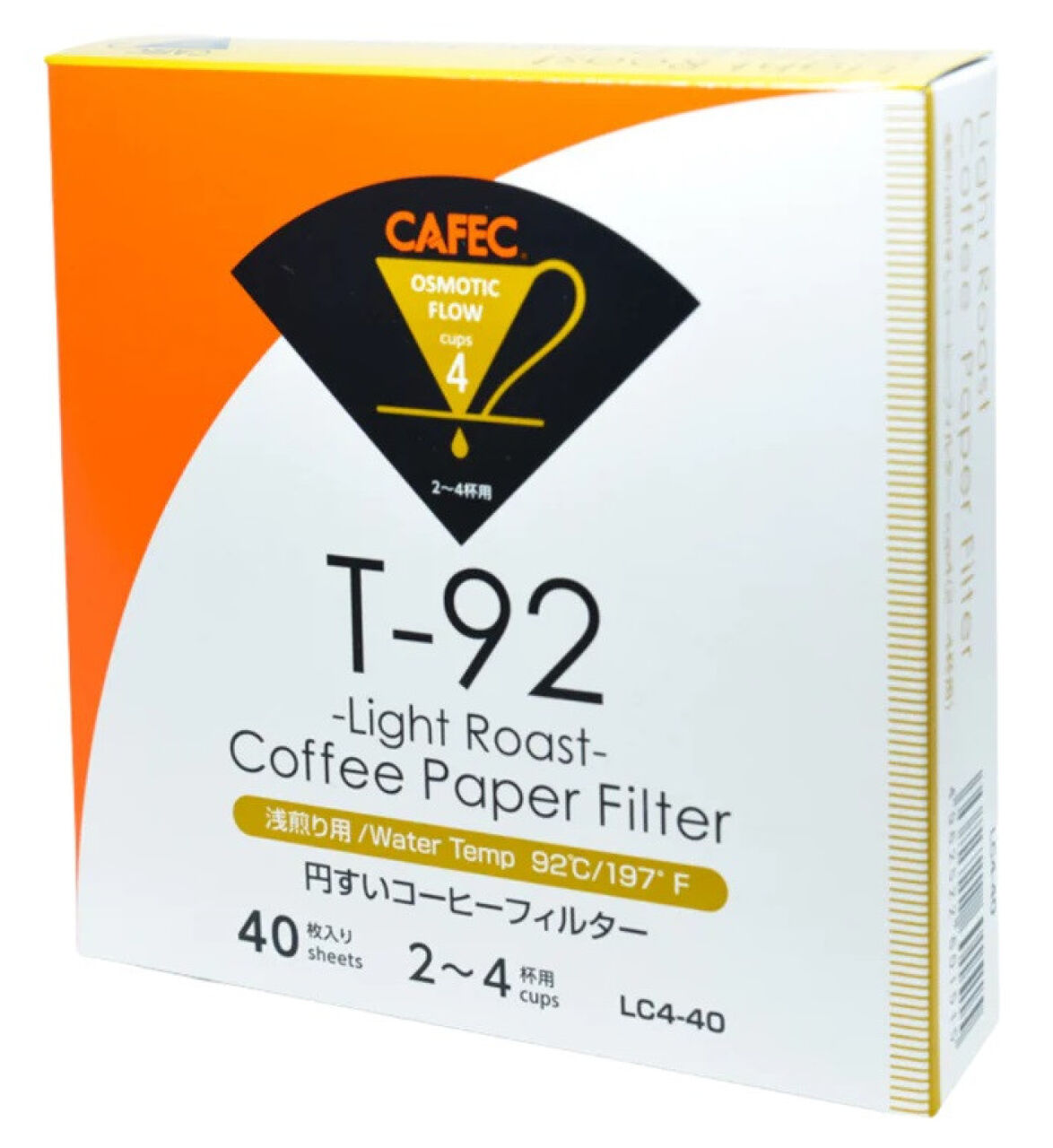 Фільтри CAFEC Light Roast T-92 Cup4 40 шт.