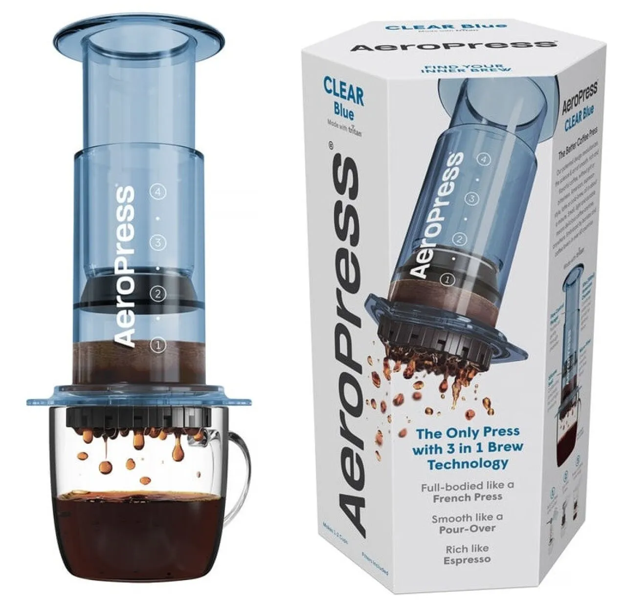Аеропрес AeroPress Clear Blue