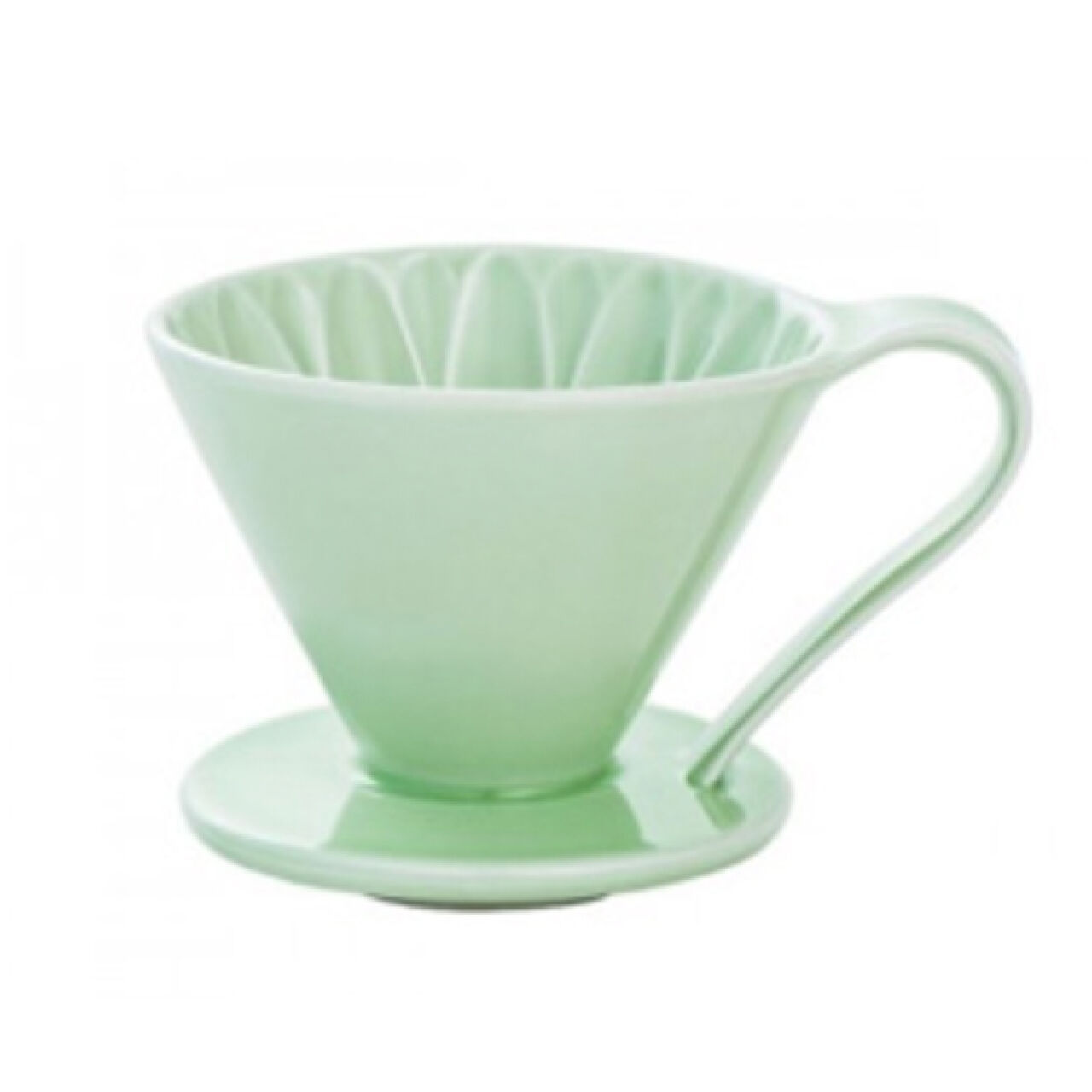 Пуровер CAFEC Arita Ware Flower Dripper Cup1 Green