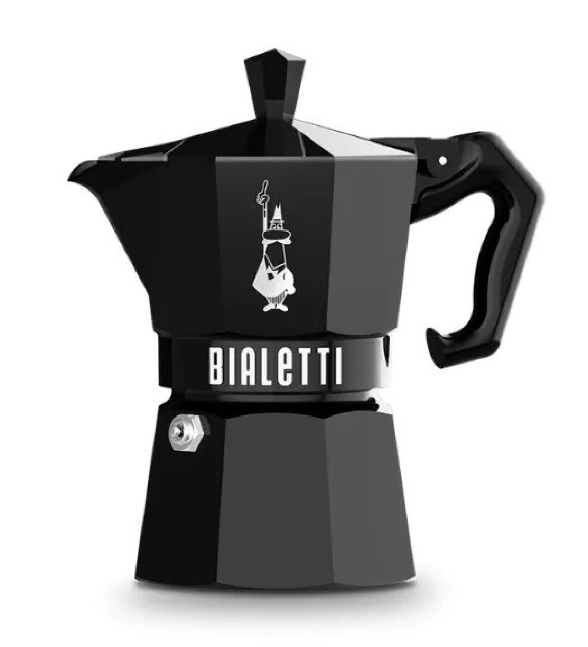 Гейзерна кавоварка Bialetti Moka Exclusive 130 мл. 3 чашки Black