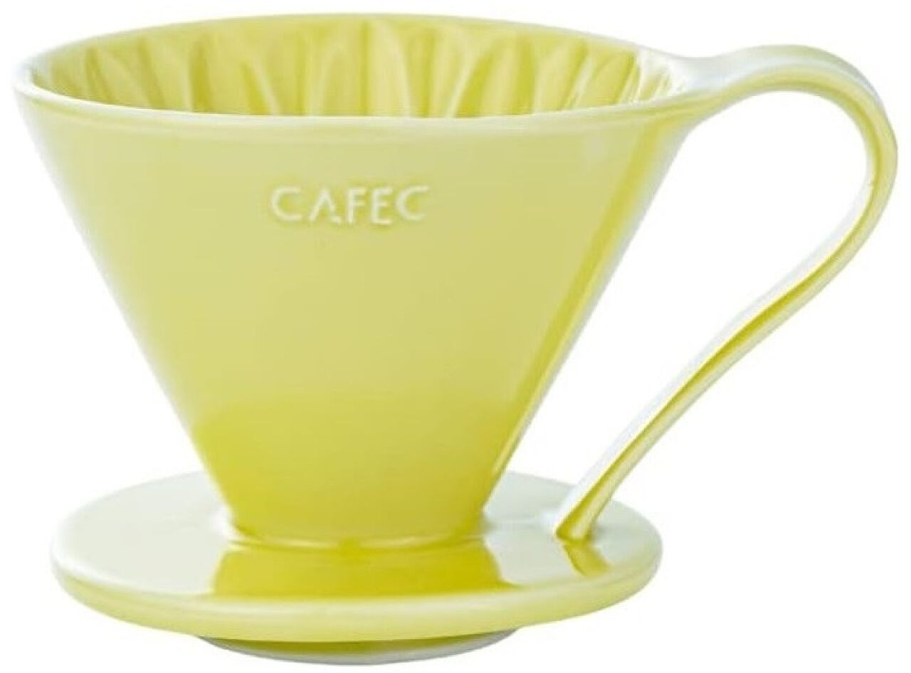 Пуровер Cafec Arita жовта хризантема Ware Flower Dripper Cup4 Yellow CAFEC - купити в Україні