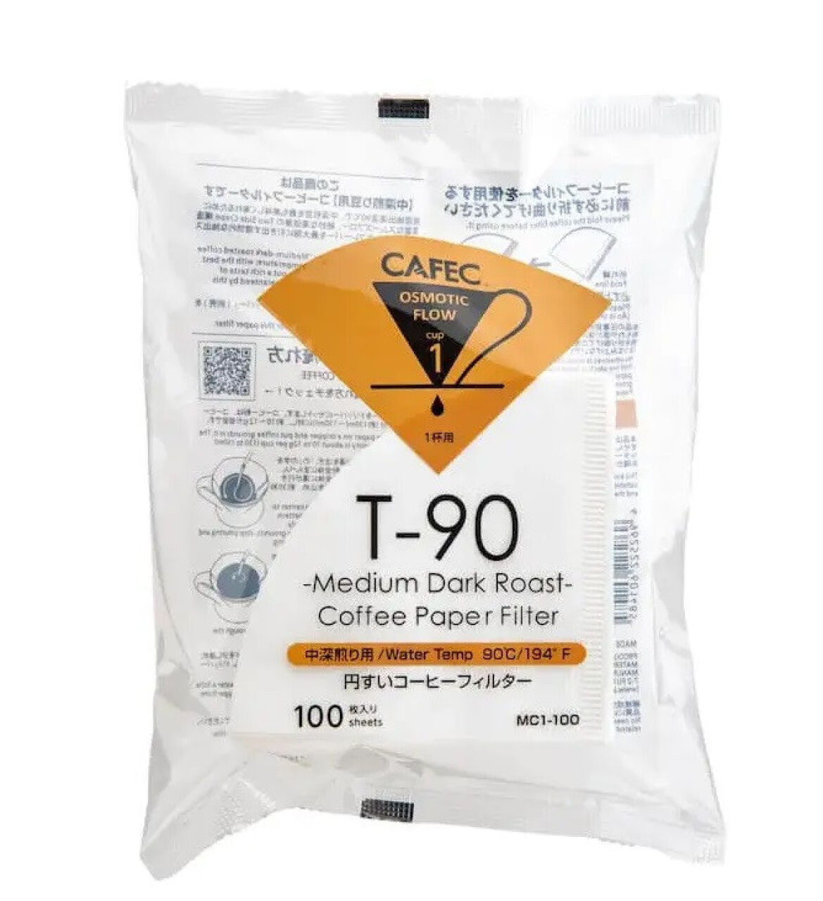 Фільтри CAFEC Medium Dark Roast T-90 Cup1 100 шт. CAFEC - купити в Україні