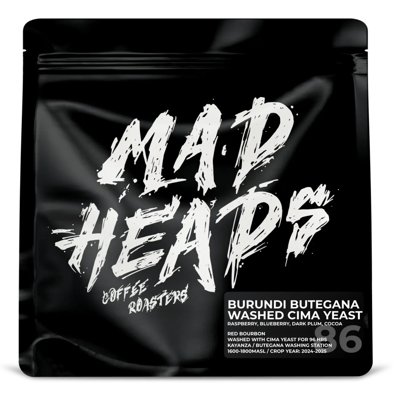 Кава Бурунді Butegana Cima Yeast WASHED, Мad Heads, 250 г