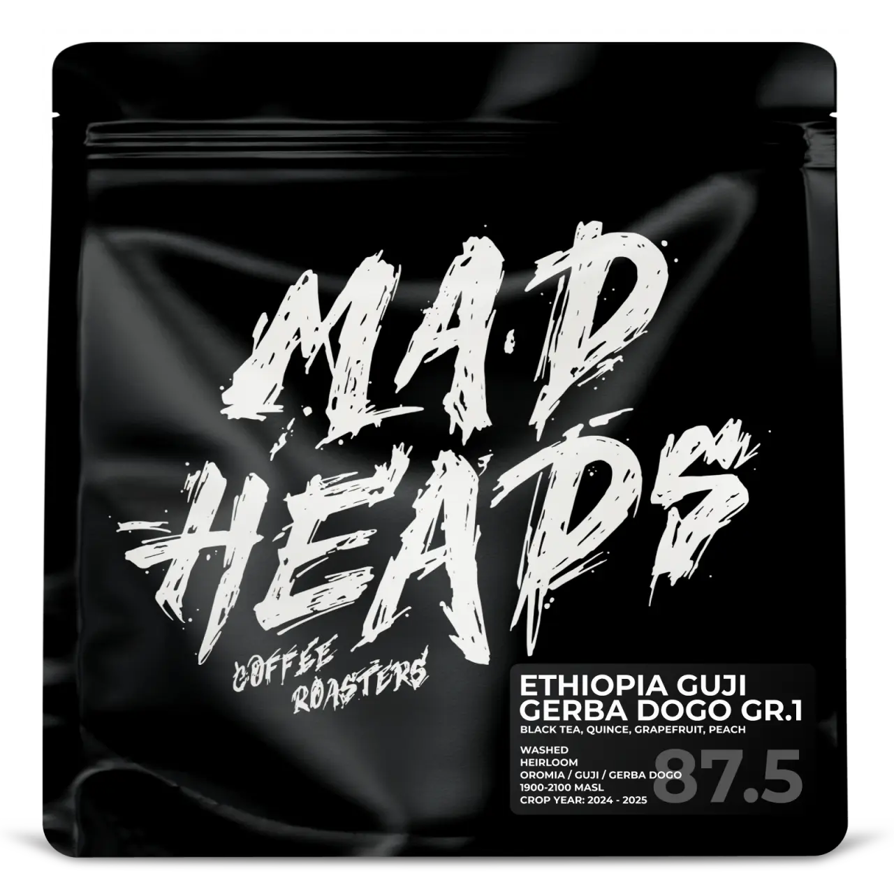 Кава Ефіопія Guji Gerba Dogo Gr.1, Мad Heads, 250 г
