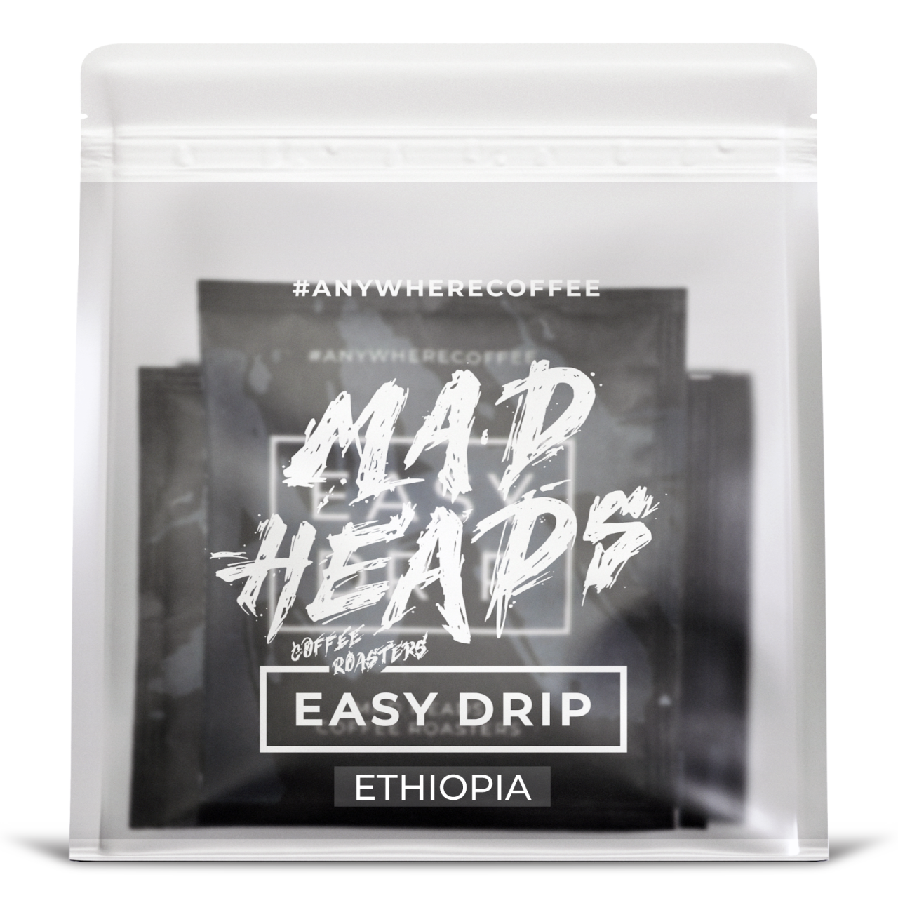 Дріп кава Ефіопія Bona Zuria Gr. 1 drip, Мad Heads, 10 шт Мad Heads - купити в Україні
