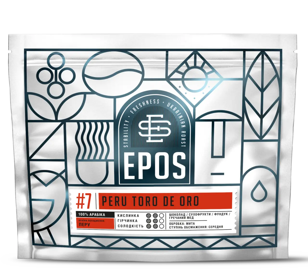 Кава Перу PERU TORO DE ORO, EPOS, 200 г