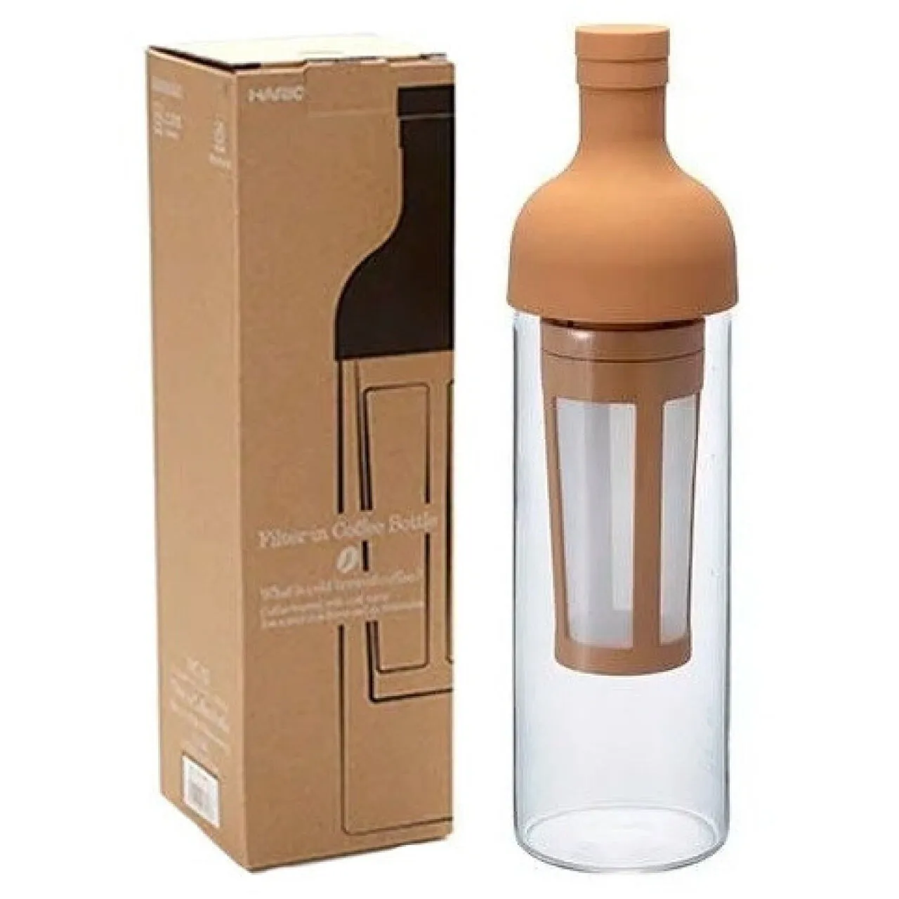 Пляшка Hario Cold Brew Bottle 750 мл. Світло Коричнева