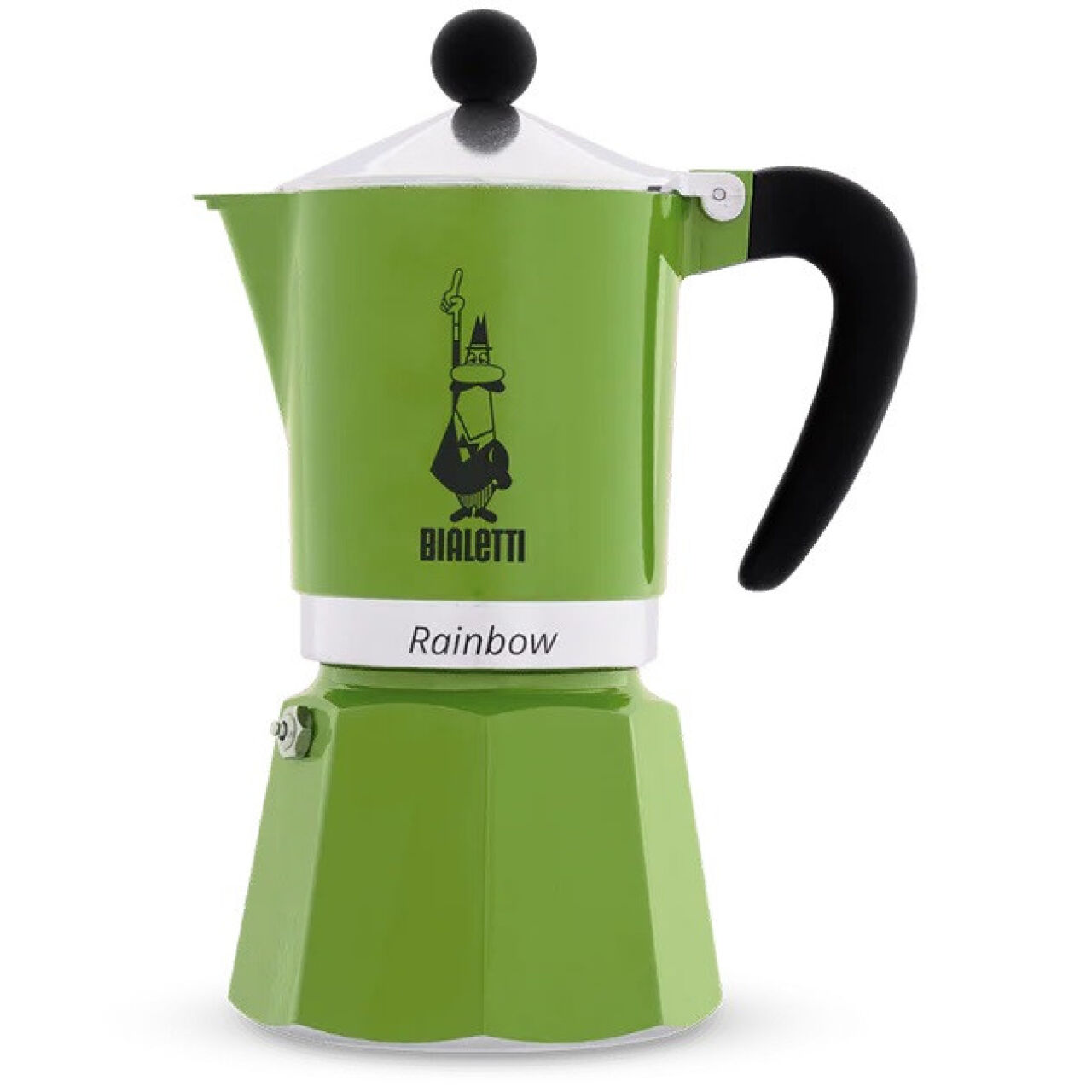 Гейзерна кавоварка Bialetti Rainbow Green 270 мл. 6 чашок Bialetti - купити в Україні