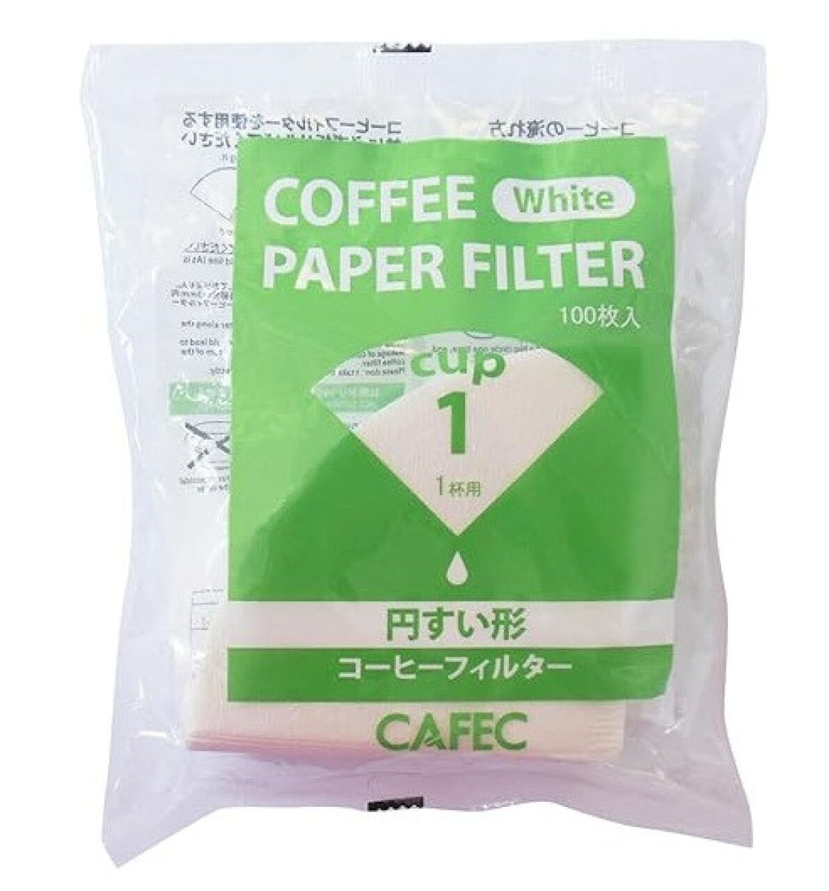 Фільтри Cafec Traditional Filter Paper Cup1 100 шт.