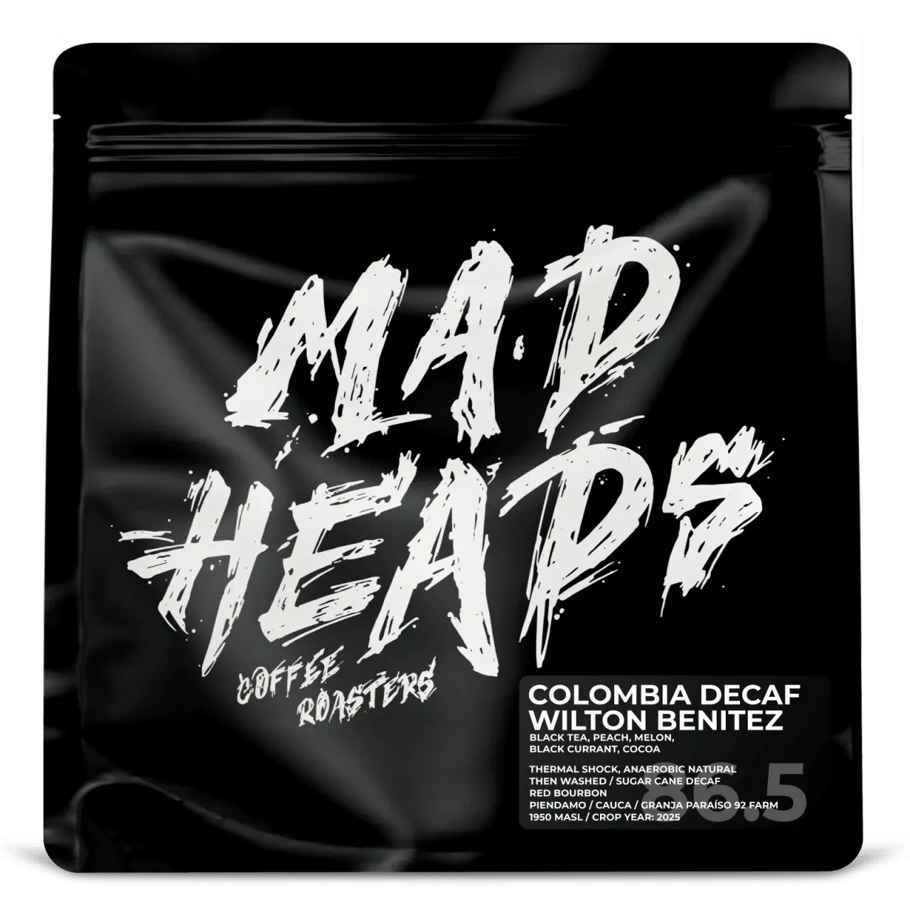 Кава Колумбія Wilton Benitez Red Bourbon DECAF, Мad Heads, 250 г