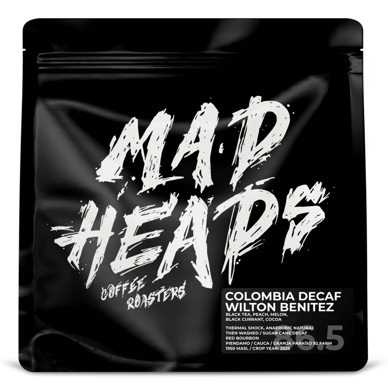 Кава Колумбія Wilton Benitez Red Bourbon DECAF, Мad Heads, 250 г