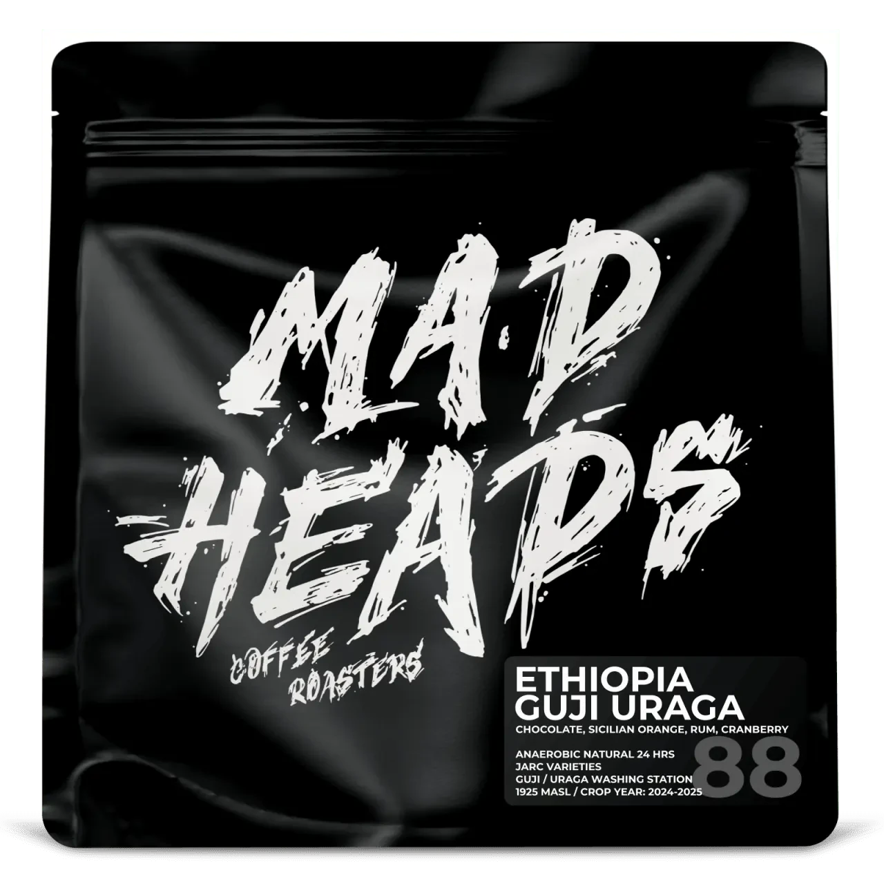 Кава Ефіопія Guji Uraga Anaerobic natural, Мad Heads, 250 г