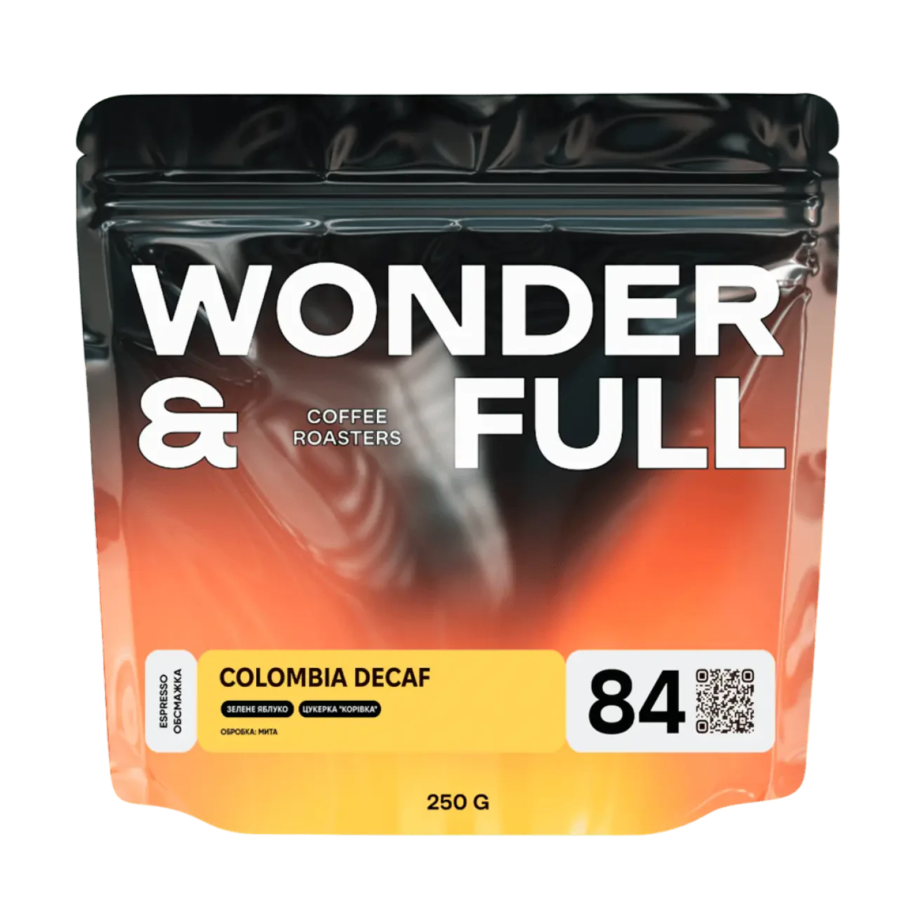 Кава Колумбія Без кофеїну, WONDER&FULL, 1 кг