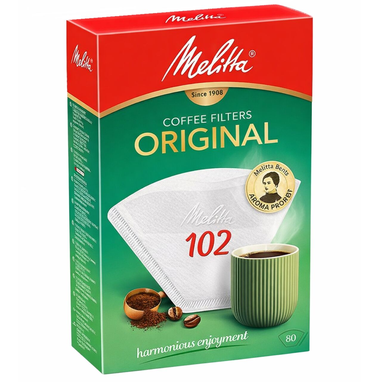 Фільтри Melitta Original 1x2 80 шт Білі