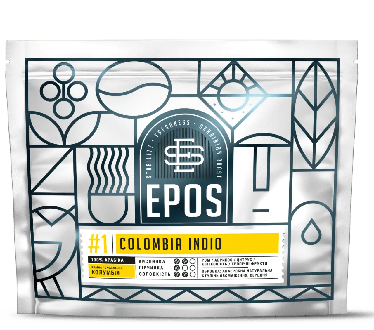 Кава Колумбія COLOMBIA INDIO, EPOS, 200 г