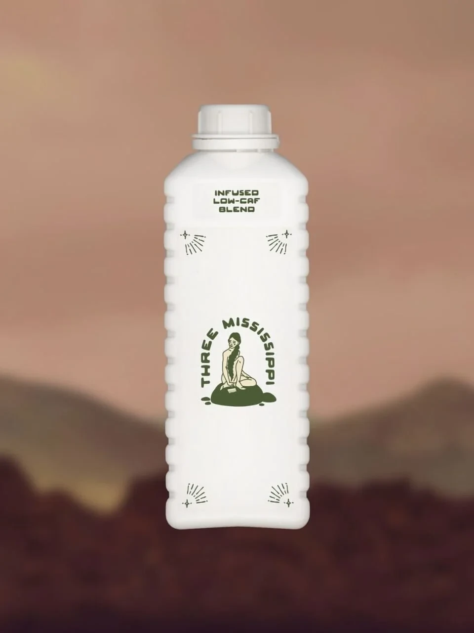 Кава 🍏 Infused Low-Caf Blend, Три Міссісіпі, 250 г