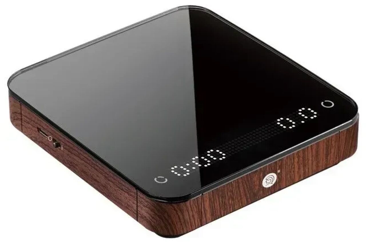 Ваги для кави zeroHero Smart Coffee Scale 3.0 Wood Pro Edition