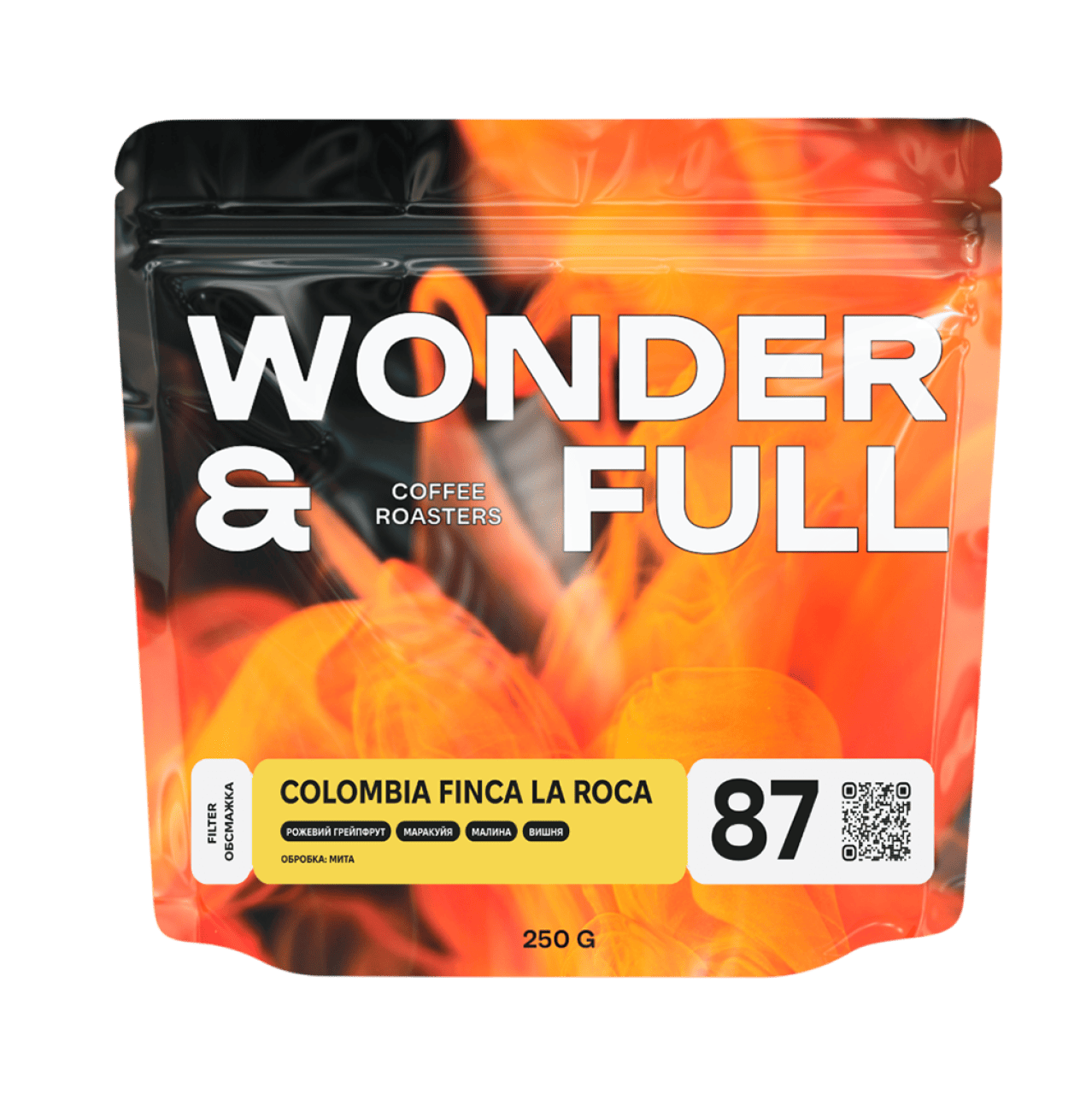 Кава Колумбія Ферма ла рока, WONDER&FULL, 250 г