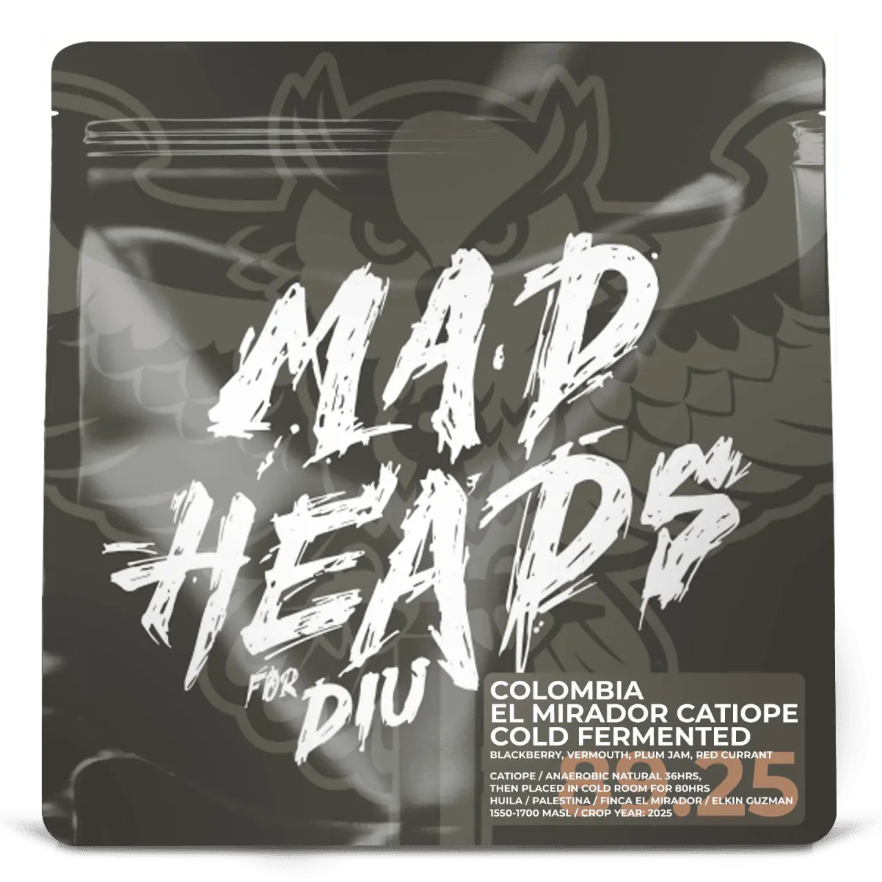 Кава Колумбія El Mirador Catiope Cold Fermented *GUR COLLAB, Мad Heads, 250 г
