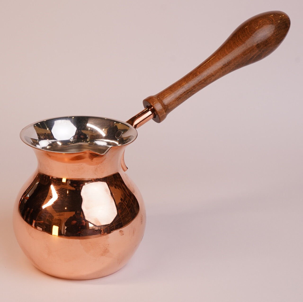 Мідна турка Кулька 150 мл. ZH джезва Класична